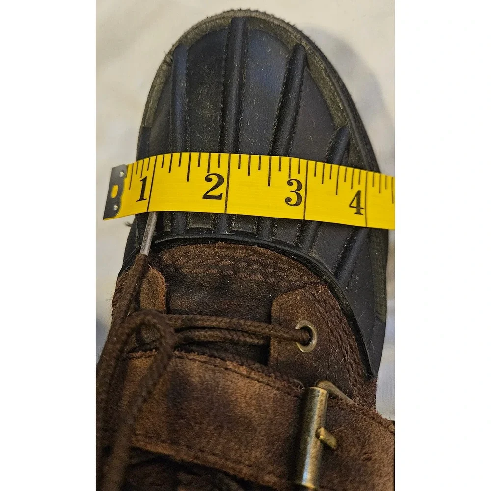 Polo Ralph Lauren Oslo High Boys Duck Boots Brown Suede Leather Size 4‎ Outdoors